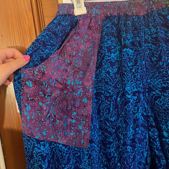 Kimberley’s Travels Batik Capri Loose Pant XL - Picture 2 of 13